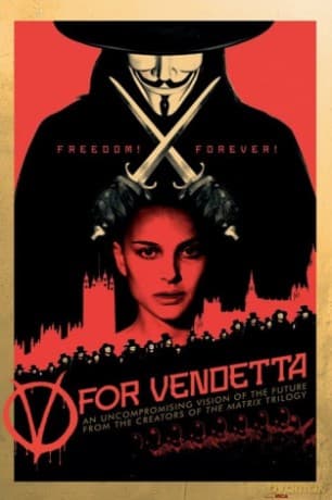 V For Vendetta (Red) [PLAKAT]