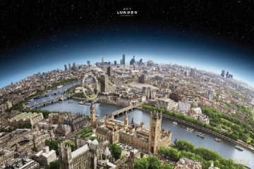 Visit London (Globe) [PLAKAT]