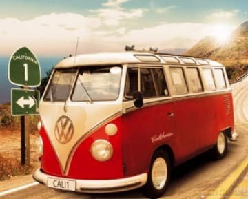Volkswagen Camper [PLAKAT]