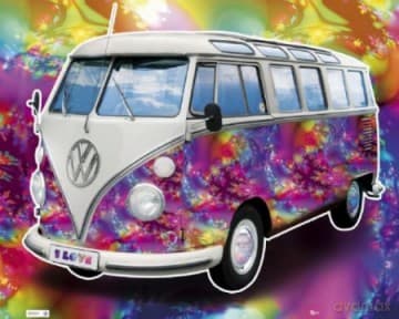 Vw Californian Camper Love [PLAKAT]