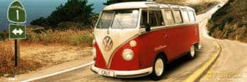 Vw Californian Camper Triptych [PLAKAT]