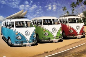 Vw Californian Campers [PLAKAT]