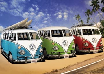 Vw Camper Campers [PLAKAT]