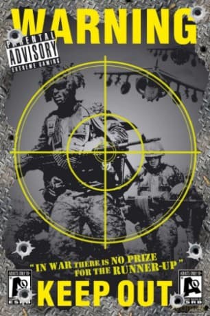 Warning Gaming [PLAKAT]