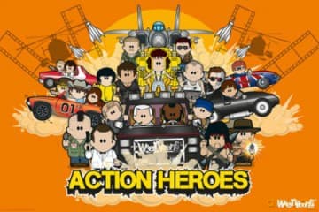 Weenicons - Action Heroes [PLAKAT]