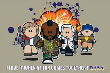 Weenicons (The A-Team) [PLAKAT]