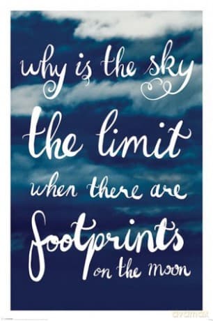 Why Is The Sky The Limit [PLAKAT]