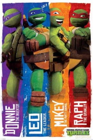 Wojownicze Żółwie Ninja [PLAKAT]