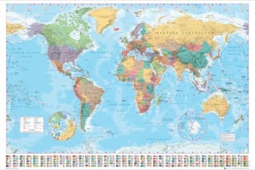 World Map [PLAKAT]