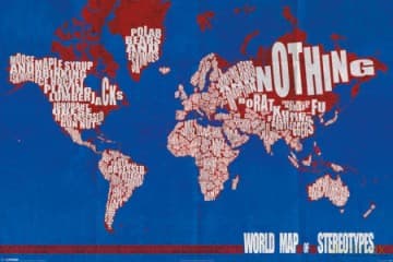 World Map Of Stereotypes [PLAKAT]