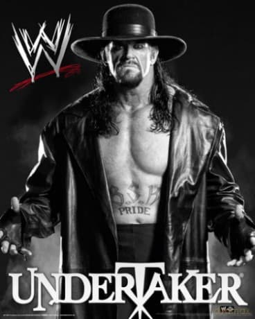 Wwe - Undertaker Black And White [PLAKAT]