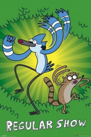 Zwyczajny Serial / Regular Show (Green) [PLAKAT]