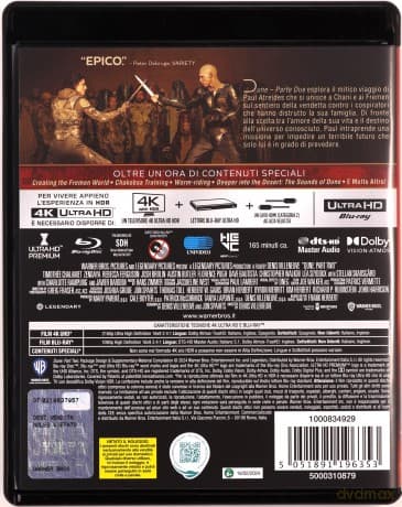 Diuna: Część druga (Diuna 2) [Blu-Ray 4K]+[Blu-Ray]