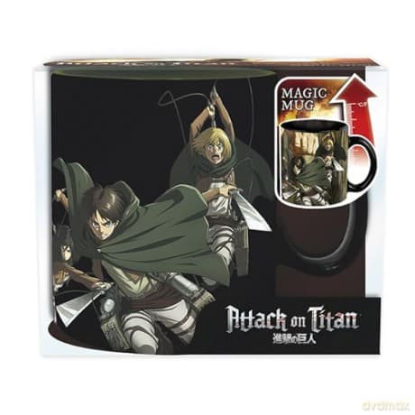 ATTACK ON TITAN - Mug Heat Change - 460 ml- Titan Eren S3