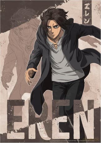 ATTACK ON TITAN - Portfolio 9 posters Characters S4 (21x29,7)