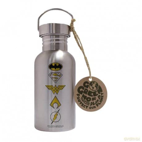DC COMICS - Canteen Steel Bottle - Logos