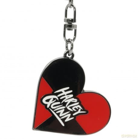 DC COMICS - Keychain Heart Harley Quinn