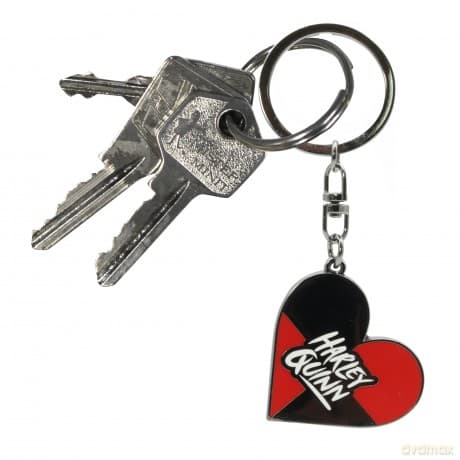 DC COMICS - Keychain Heart Harley Quinn