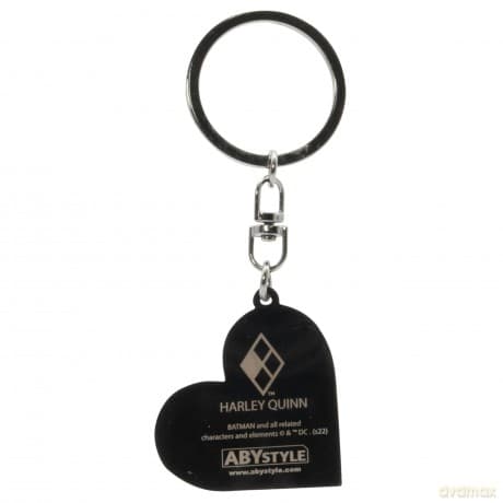 DC COMICS - Keychain Heart Harley Quinn