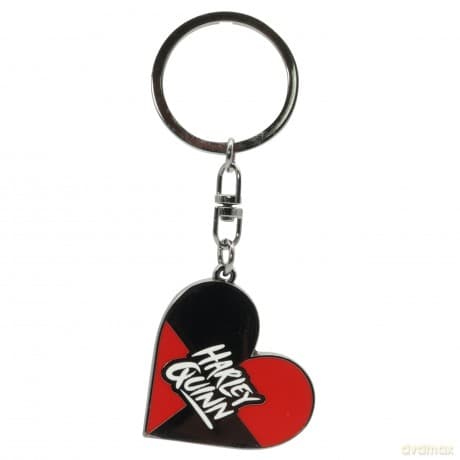 DC COMICS - Keychain Heart Harley Quinn