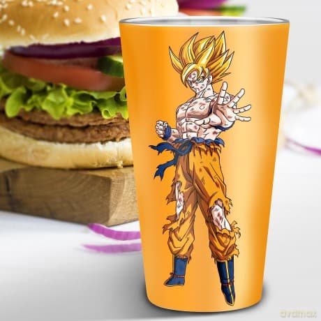 DRAGON BALL - Duża szklanka - 400ml - Goku Super Saiyan