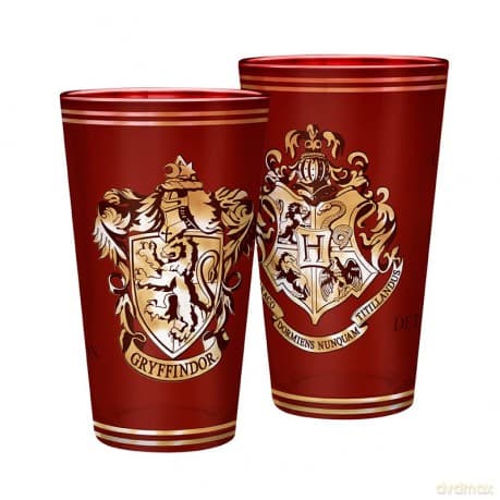 HARRY POTTER - Duża szklanka - 400ml - Gryffindor