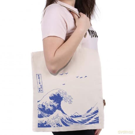 HOKUSAI - Torba materiałowa - Great Wave