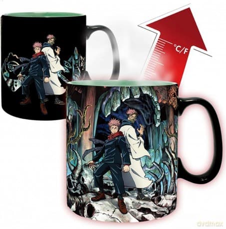 JUJUTSU KAISEN - Kubek zmieniający kolor 460ml- Itadori & Sukuna