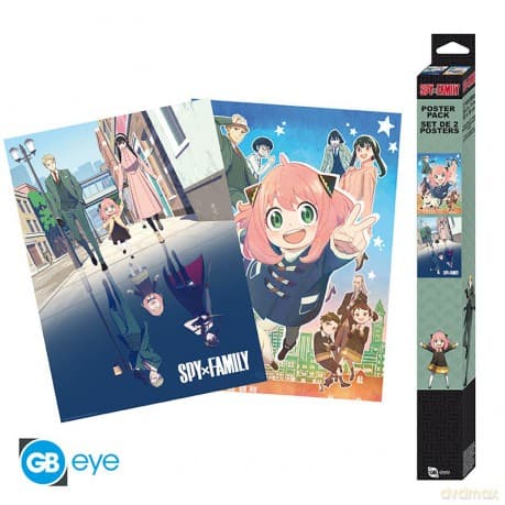 SPY X FAMILY - Set 2 Posters Chibi 52x38 - A double family