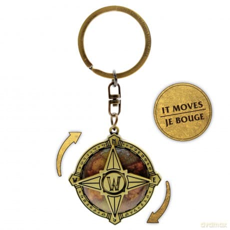 WORLD OF WARCRAFT - Moving Keychain Azeroth's Compas