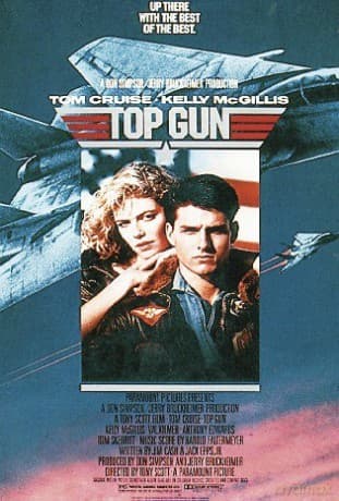 Top Gun - Tom Cruise, Kelly McGillis [PLAKAT]