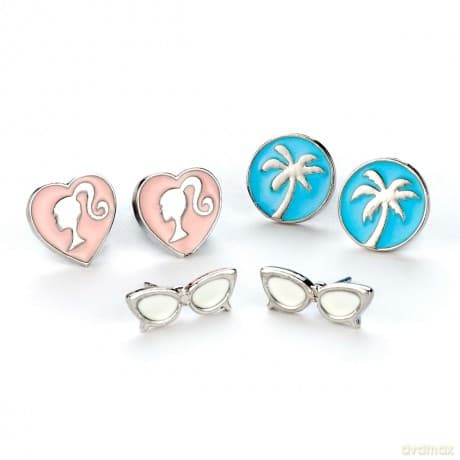 Barbie: Barbie Set Of 3 Earring Studs