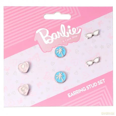 Barbie: Barbie Set Of 3 Earring Studs