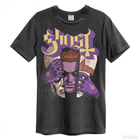 Ghost: Ghost - Alter Egos Amplified X Large Vintage Charcoal T Shirt