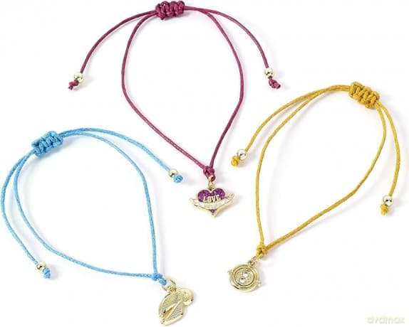 Harry Potter: Harry Potter Golden Snitch. Love Potion & Time Turner Friendship Bracelet 3 Piece Set