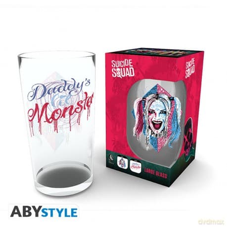 Suicide Squad Harley Quinn Face Duża szklanka 400 ml