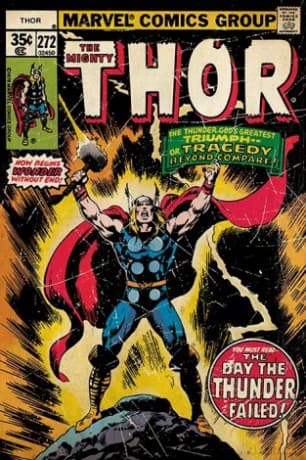 Thor (Retro Comic) [PLAKAT]