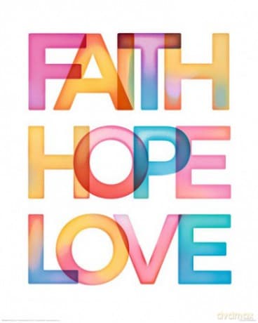Wiara Nadzieja Miłość [PLAKAT]