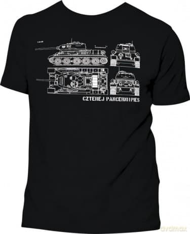 Koszulka Czterej pancerni i pies (schemat T-34) - M [T-Shirt]