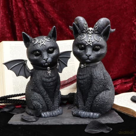 Figurine Cult Cuties Horned Occult Cat Pawzuph - 26,5 cm / Figurka Cult Cuties rogaty kot Pawzuph - 26,5 cm