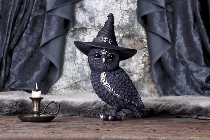 Figurine Cult Cuties Owlocen Witches Hat Occult Owl - 30 cm / Figurka Cult Cuties zaczarowana sowa Owlocen - 30 cm