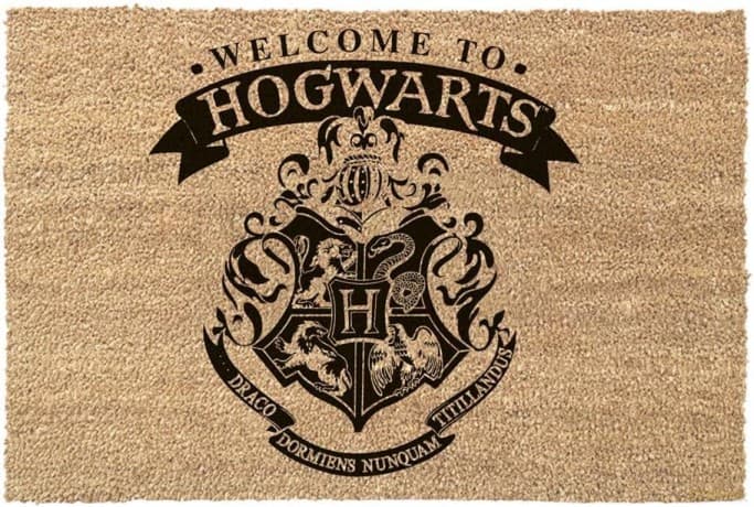 HARRY POTTER (HOGWARTS CREST) DOOR MAT / wycieraczka pod drzwi Harry Potter (godło Hogwartu) (60x40 cm)
