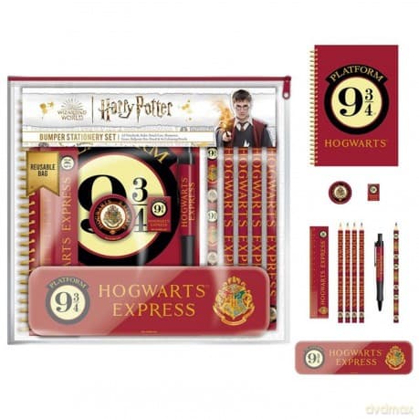 HARRY POTTER (PLATFORM 9 3/4) BUMPER STATIONERY SET (11 elements) / zestaw szkolny Harry Potter - Peron 9 3/4 (11 elementów)