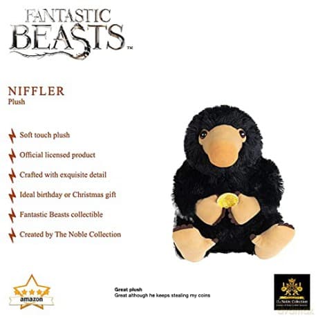 Harry Potter Fantastic Beasts plush Niffler (high: 24 cm) / pluszak Harry Potter Fantastyczne zwierzęta - Niuchacz (wysokość: 24 cm)