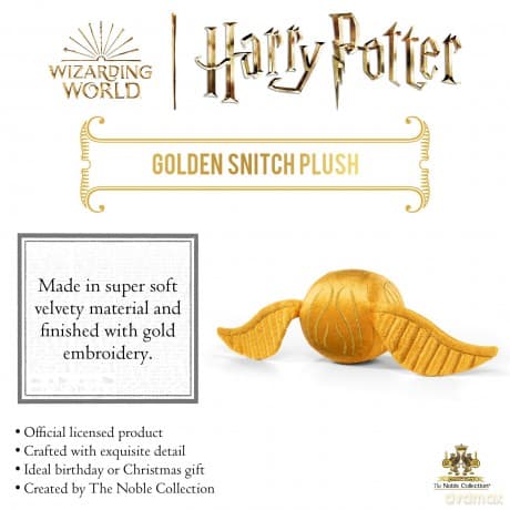 Harry Potter Golden Snitch plush / Harry Potter pluszak - złoty znicz