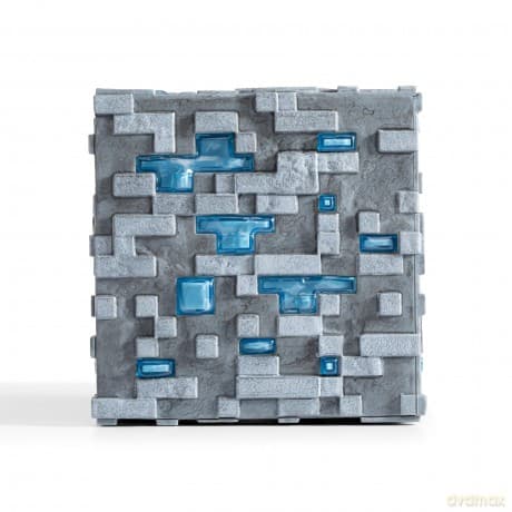 Diamond Ore Illuminating Collector Replica / lampka 3D - ruda diamentu