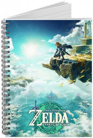 THE LEGEND OF ZELDA: TEARS OF THE KINGDOM (HYRULE SKIES) A5 LENTICULAR NOTEBOOK / notatnik A5 The Legend of Zelda: Tears of the Kingdom (niebo Hyrule)