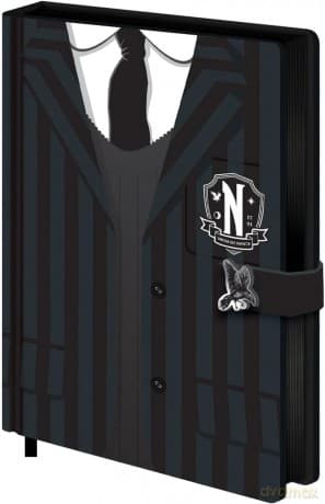 Wednesday (Uniform) A5 Premium Notebook / notatnik A5 premium Wednesday - mundurek