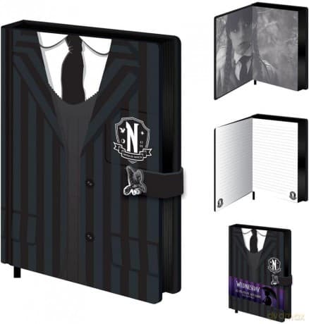 Wednesday (Uniform) A5 Premium Notebook / notatnik A5 premium Wednesday - mundurek