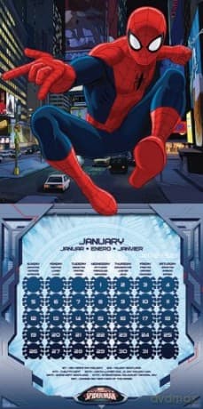 Ultimate Spiderman - kalendarz 2014 [KALENDARZ]